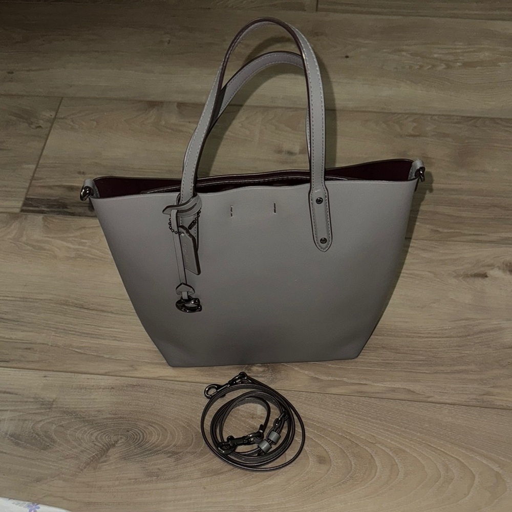 Coach Gray Tote Bag